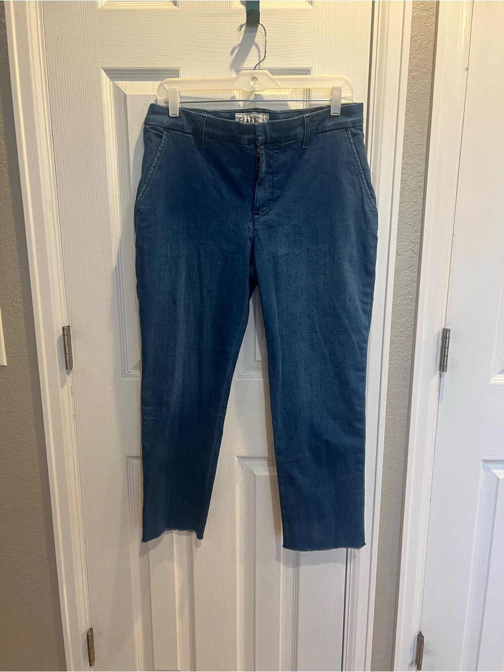 Frank & Eileen Women’s Blue Demin Italian Chino Jeans Wicklow Sz 12